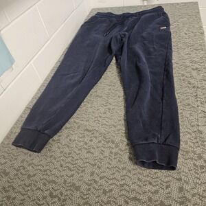 Fila Joggers Sweatpants Mens Small Pants Jogger Blue Logo Drawstring